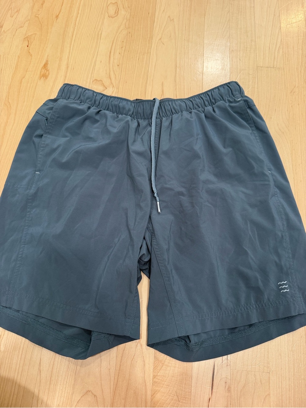 Free Fly Apparel Men's Athletic Shorts in Slate Blue